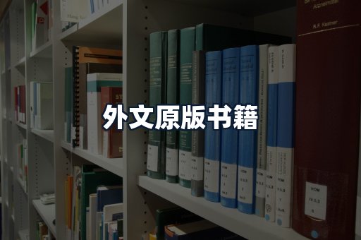 外文原版书籍